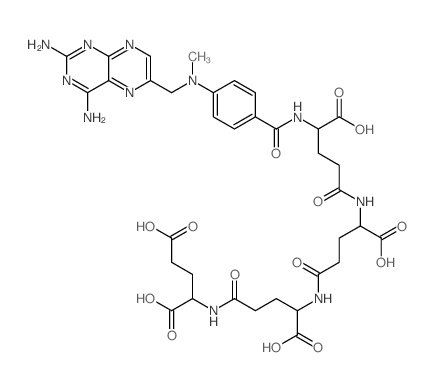 甲氨蝶呤四谷氨酸 结构式