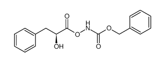 (αS)-α-羟基苯丙酸 N-苄氧羰基羟胺酯 结构式