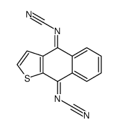 萘并[2,3-b]噻吩-4,9-二亚基双氰胺 结构式