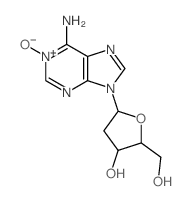2'-脱氧腺苷1-氧化物 结构式