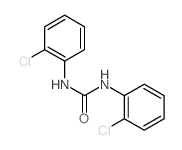 1,3-Bis(2-chlorophenyl)urea 结构式