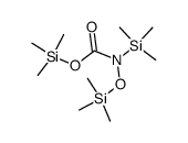 Carbamic acid, N-(trimethylsilyl)-N-[(trimethylsilyl)oxy]-, trimethylsilyl ester 结构式