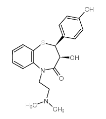 去乙酰-O-去甲基地尔硫卓 结构式