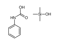 三甲基硅基 N-苯基氨基甲酸酯 结构式