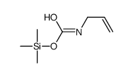 N-2-丙烯基氨基甲酸三甲基硅酯 结构式