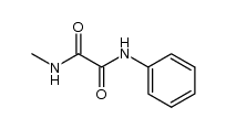 N-甲基-N'-苯基草酰胺 结构式