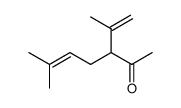 3-异丙烯基-6-甲基-5-庚烯-2-酮 结构式