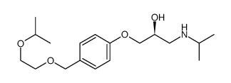 S-(-)-比索洛尔 结构式