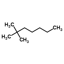 2,2-二甲基庚烷 结构式