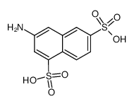 3-氨基-1,6-萘二磺酸 结构式