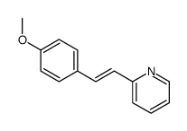 (E)-1-(4-Methoxyphenyl)-2-(2-pyridyl)ethene 结构式