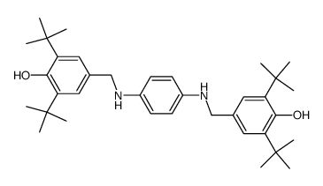 Phenol, 4,4'-[1,4-phenylenebis(iminomethylene)]bis[2,6-bis(1,1-dimethylethyl)- (9CI) 结构式