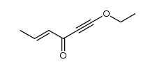1-乙氧基-己-4-烯-1-炔-3-酮 结构式