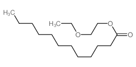 2-乙氧基乙基月桂酸酯 结构式