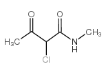 2-氯-N-甲基-3-氧丁酰胺 结构式