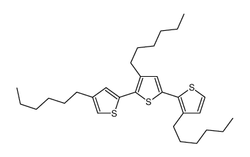 2,2':5',2''-Terthiophene, 3',3'',4-trihexyl- 结构式