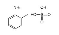 2-甲基苯胺硫酸盐 结构式