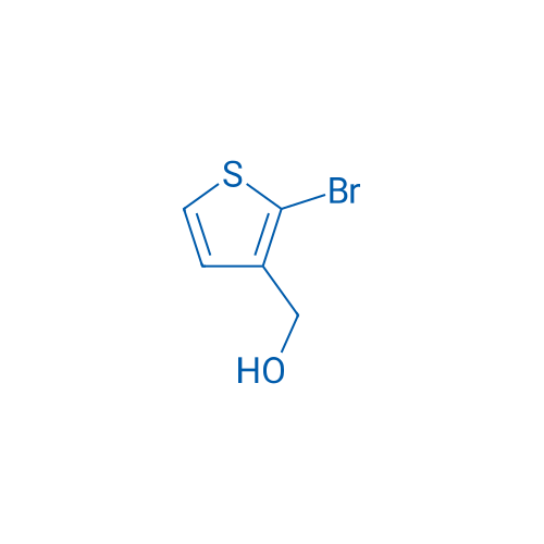 (2-溴-3-噻吩)甲醇 结构式