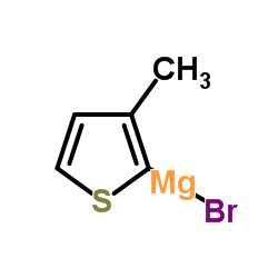 3-甲基-2-噻吩基溴化镁 结构式