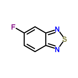 5-氟苯-[2,1,3]-噻重氮 结构式