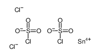 二氯双(氯磺酰氧基)锡烷 结构式