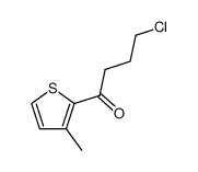 4-氯-1-(3-甲基-2-噻吩基)-1-丁酮 结构式
