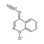 4-azido-1-oxidocinnolin-1-ium 结构式