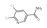 5,6-二氯烟酰胺 结构式