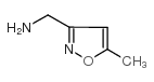 (5-甲基-3-异恶唑)甲胺 结构式