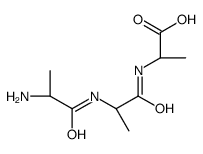 L-丙氨酰-L-丙氨酰-L-丙氨酸 结构式