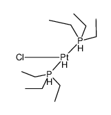 反式氯氢双(三乙基膦)铂 结构式