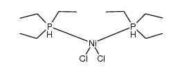 二氯双(三乙基膦)合镍(II) (SP-4-2) 结构式