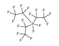 Phosphorane, difluorotris(pentafluoroethyl)- 结构式
