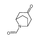8-甲酰基去甲托品-3-酮 结构式
