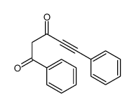 1,5-二苯基-4-戊炔-1,3-二酮 结构式