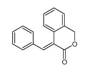 (4E)-1,4-二氢-4-(苯亚甲基)-3H-2-苯并吡喃-3-酮 结构式
