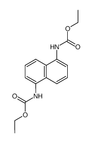 N,N'-(1,5-萘二基)双(氨基甲酸乙酯) 结构式