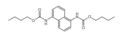 1,5-双(丁氧羰基氨基)萘 结构式