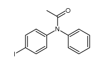 N-(4-碘苯基)-N-苯基乙酰胺 结构式