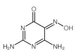 2,4-二氨基-5-亚硝基-6-羟基嘧啶 结构式