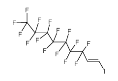 (E)-1-碘-1,1,2,2,3,3,4,4,5,5,6,6,7,7,8,8,8-十五氟-1-壬烯 结构式