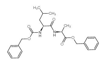 N-苄氧羰基-L-亮氨酰-L-丙氨酸苯酯 结构式