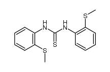 N,N'-双[2-(甲硫基)苯基]硫脲 结构式
