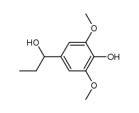 4-(1-羟丙基)-2,6-二甲氧基苯酚 结构式
