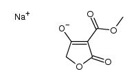 4-羟基-2-氧代-2,5-二氢呋喃-3-甲酸酯钠盐 结构式