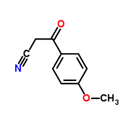 4-甲氧基苯甲酰基乙腈 结构式