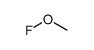 Hypofluorous acid, methyl ester (9CI) 结构式