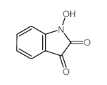 1-羟基吲哚-2,3-二酮 结构式