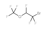 2-溴-1,2,2-三氟乙基三氟甲醚 结构式