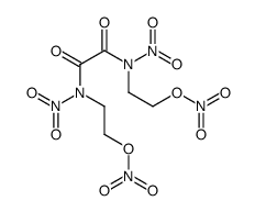 N,N'-双(2-羟乙基)-N,N'-二硝基草酰胺二硝酸盐 结构式
